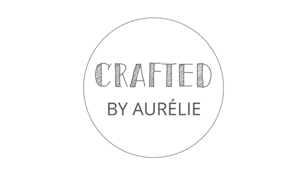 Logo de la marque Crafted By aurélie. Agence de communication digitale