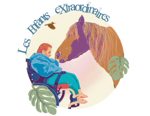 Logo de l'association les enfants extraordinaires dans le Gard.