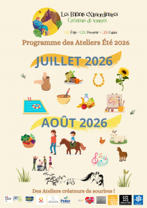 Inscription pour les ateliers d&rsquo;Été-Les Enfants eXtraordinaires